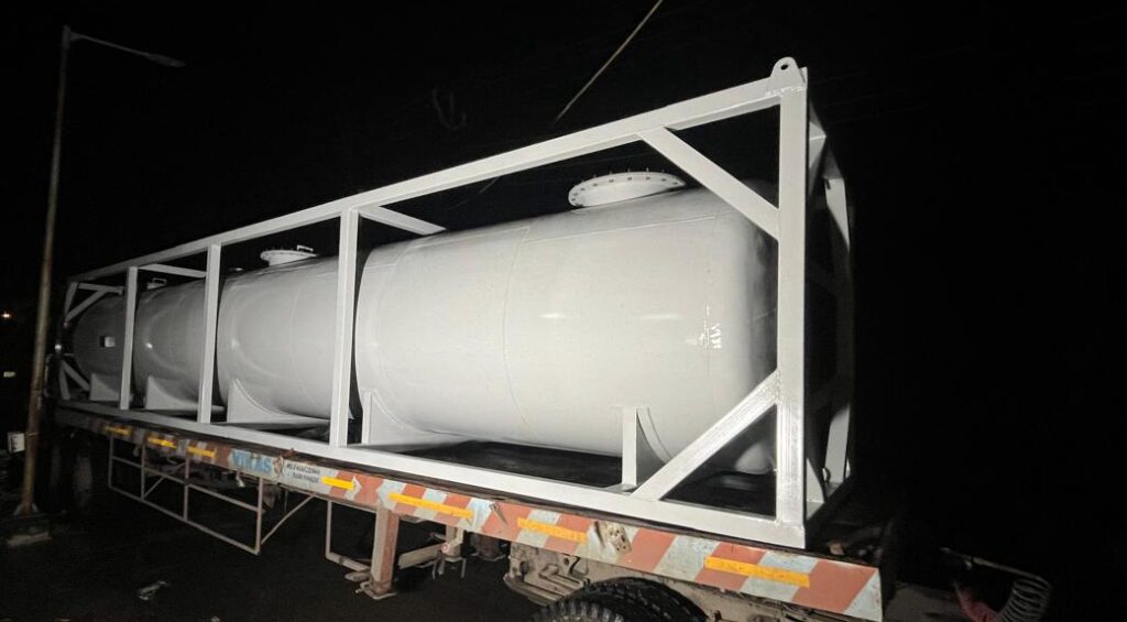 transformer oil storage tank